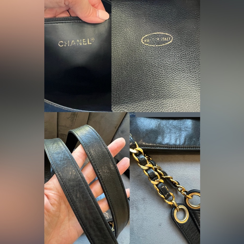 Chanel Lambskin 24k Gold Tote Bag - Picture 15 of 16